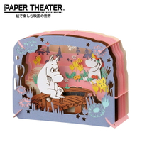 【日本正版】紙劇場 嚕嚕米 紙雕模型 紙模型 立體模型 慕敏 可兒 MOOMIN PAPER THEATER - 516321