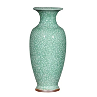 Jingdezhen Ceramics Jun Porcelain Cracked Glaze Borneol Antique Vase New Chinese Living Room vase Ornaments Of Antique Shelves