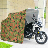 Motorcycle Shelter Shed Strong Frame Motorbike Garage Motorcycle Tent Cover Shelter Scooter Shelter Storage Bag