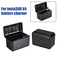 Dual Channe For Insta360 X4 Battery Charger Storage For Insta 360 One X4 Camera Accessories N6b4