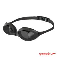 【SPEEDO】成人運動泳鏡 Cyclone 3(黑/灰)