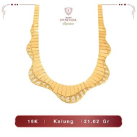 Kalung Emas Dubai Kipas Cleopatra 16K Terbaru - Sinar Fajar