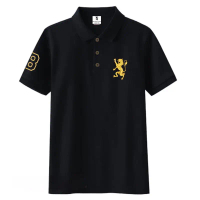 ปักโลโก้ เสื้อยืดโปโล GIORDANO LION สำหรับผู้ชายและผู้หญิง คุณภาพระดับพรีเมียม ปักลายสวยๆ