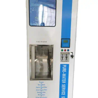 USA 400GPD Alkaline Purified Water Vending Machine for Drinking Water Purifier Dispenser Coin Operate Bottle Filling Machine