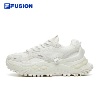 ลูกอมแข็ง FILA FUSION รองเท้าผู้หญิง Fila รองเท้าพ่อที่มีน้ำหนักเบา เพิ่มความสูง รองเท้าผ้าใบหนาสบา