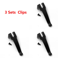 3 Sets Stainless Steel Knife Deep Carry Back Clip Pocket Waist Clamp for 91MM Victorinox Swiss Army Knives DIY Make Accessories