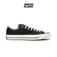 CONVERSE Ct 70 Ox Original Black White Sepatu Sneakers Unisex - 162058C 39