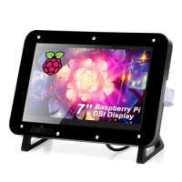 OSOYOO 7 Inch DSI Touch Screen LCD Display Portable Capacitive Touchscreen Monitor with frame case for Raspberry Pi 4 3 3B+ 2