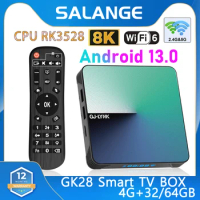 TV Box Android GK28 Android 13 8K 4GB 64GB RK3528 WiFi6 Dual Wifi BT5.0 TV Box Android Home Media Player Smart TV BOX Iptv 2023