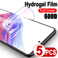 5PCS Safety Hydrogel Film For Samsung Galaxy A53 A52 A52S A51 4G 5G UW A 53 51 52 52s 4 5 G Smartphone Soft Gel Screen Protector