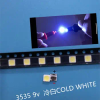 1500pcs For SHARP LED TV Application LCD Backlight 3-CHIPS for Repair TV LED Backlight 1W-3W 9V 3535 3537 Cool white GM5F20BT30A