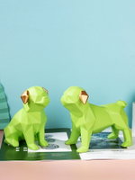 祥禮 設計師作品《幾何狗》擺件 北歐風格客廳書房酒柜裝飾品擺設