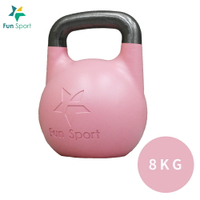 競技壺鈴 kettlebell-8kg(粉)Fun Sport