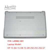 L49982-001 Silver New Original For HP 15-DA 15-DB 15-DR 250 255 256 G7 Lower Bottom Base Cover