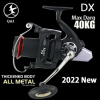 Q&amp;L DX All metal New 12+1BB CNC Fishing Reel Fishing Reel 40kg Max Drag 5.2:1 Sea All Metal Spinning Fishing Reel Trolling Reel