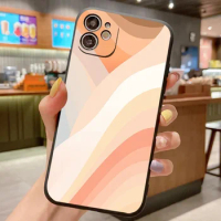 Watercolor Silicone Cover For Samsung Galaxy S9 S8 S10E S10 S21 S20 S22 S23 FE Plus Ultra Lite S7 Edge 5G Shockproof Soft Case