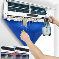 Washing Aircon Pipe Conditioner Set Conditioning Cleaning Kit Drain Tools Cleaner With Ac Waterproof Bag