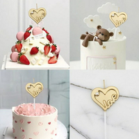 [Hare.D]情人金色LOVE蛋糕蠟燭 蛋糕裝飾 生日蛋糕 情人節 節慶小物 佈置 派對