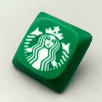 [Hot Sales]KT Low Profile Cross Axis Star Coffee Mermaid Logo Mechanical Keyboard Personalized Handm