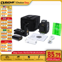 Clubiona CE certificated 3D Line Laser Level 360 Horizontal and Vertical German Laser diode Laser Line with Laser Receiver