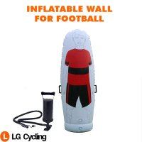 Portable Inflatable Human Wall Football 170cm With Pump Human Wall Training Target  Football Soccer 