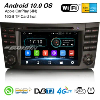 Erisin 5980 Android 10.0 Car Stereo CarPlay DAB+ WiFi BT DVB-T OBD2 Canbus 4G GPS For Mercedes-Benz E/CLS/G Class W211 W219 W463