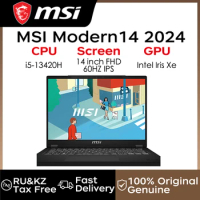 MSI Laptops MSI Modern 14 Intel Core I5-13420H 16/32GB DDR4 RAM M.2 SSD 14" 180° Opening &amp; Closing PD Fast Charging Notebook PC