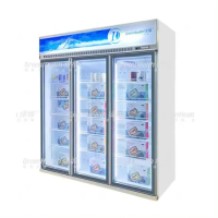 Wholesale high-quality vertical two-door three-door freezer with power-saving inverter technology