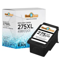 Canon PG-275XL Black Remanufactured for PIXMA TS3520 TS3522 - SHOW INK LEVEL