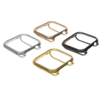 24K Gold Plated Metal Alloy Case Bezel for Apple Watch SE Series 6 5 4 44mm 40mm