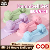 EQUIP Dumbbell Set Bentuk Heksagon 1kg 2kg 3kg Neoprena Sesuai Senaman Kecergasan Gim Latihan Berat