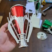 Piala Body 02 Besar Silver (4 pcs) Oslo Besar Badan Piala Murah Merah