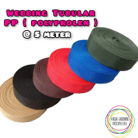 Webbing Tubular @ 5 meter / Uk 2,5 cm / 100% pp ( polyprolen)