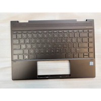 NEW Brown palmrest keyboard Cover C shell FOR HP Spectre x360 13-AE 13-AE007TU TPN-Q199