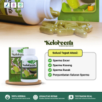 Suplemen Kesehatan Keloreena Ekstrak Daun Kelor Kapsul - Obat Sperma Encer, Pengental Sperma, Penyub