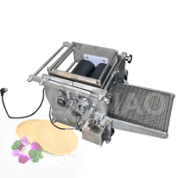 Electric Round Wrapper Flour Making Machine Commercial Corn Tortilla Roller Former Pancake Machines