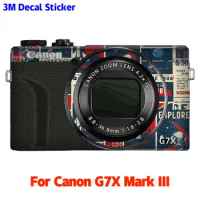G7X Mark III Anti-Scratch Camera Sticker Protective Film Body Protector Skin For Canon G7X Mark III