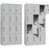 JOLEE-Lemari Arsip Lemari Besi Filling Cabinet 12 door loker Loker multi-pintu 12DOOR light gray bin