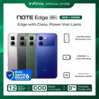 Infinix Note Edge 5G+ 8/256GB - Up to 16GB Extended RAM - Dimensity 7100 5G - 6.78” 3D Curved Amoled