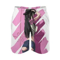 Mio Hot Pants Print Swim Beach Board Shorts Swimsuit Loose Men's Trunks Breathable K On Mio Akiyama Mio Mio Akiyama Anime Waifu