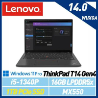13代新機【硬碟升級】Lenovo 聯想 Thinkpad T14 Gen4 i5/MX550 14吋 商務筆電