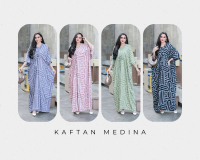 Kaftan Medina Kaftan Terbaru Motif Kaftan Jumbo Rayon Nyaman Muslim Wanita Mewah