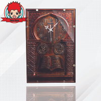 Jam dinding Allah Muhammad Kaligrafi islami