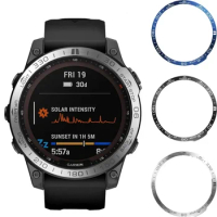 Metal Rings For Garmin Fenix 7 7X Smart Watch Bezel Ring Stainless Steel Adhesive Anti-scratch Protective Cover Accessories