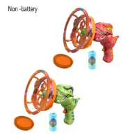 Automatic Bubble Machine Dinosaur Bubble Blower Guns for Toddlers Kids Children Electric Bubble Maker Toy