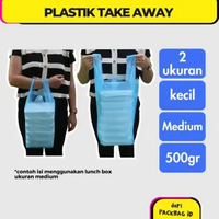 PACKBAG ID Kantong Plastik HD, Kresek HD, HD Plong, Isi 500gr dan 250gr 25x35