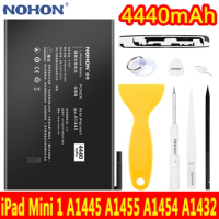 NOHON Tablet Battery For iPad Mini 1 Mini1 A1445 A1455 A1454 A1432 Replacement Bateria Lithium Polymer Real Capacity 4440mAh