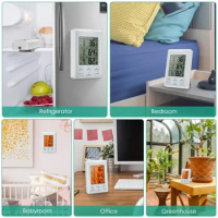 New Wireless Indoor Hot Fridge Thermometer Forecast 2020 Alarm Digital Outdoor Freezer Home Weather