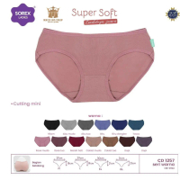 3 Pcs Sorex Cd Art 1257 Celana Dalam Wanita Super Soft Dewasa Nyaman Lembut Mini Katun
