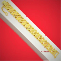 Rantai Tangan Lipan cop 916 Emas Korea Emas Bangkok Bracelets Gelang